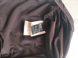 Top marrón brillante