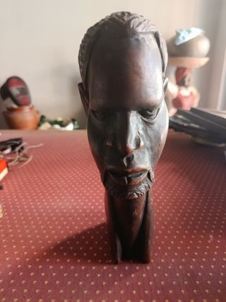 Escultura madera africana antigua