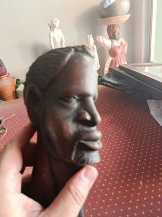 Escultura madera africana antigua