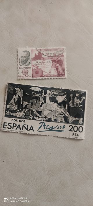 Sellos: Picasso & Cervantes