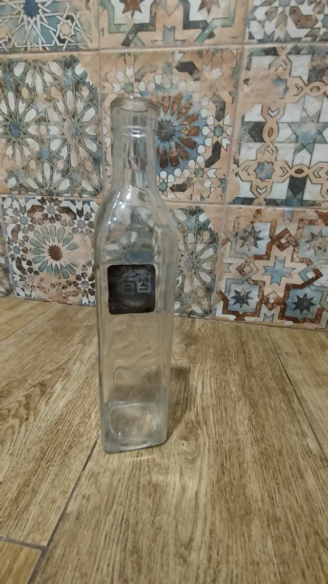 Botella Vinagre Cristal