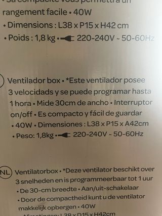 Ventilador Bluesky 30cm - Potente