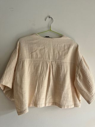 Blusa color nude- talla L