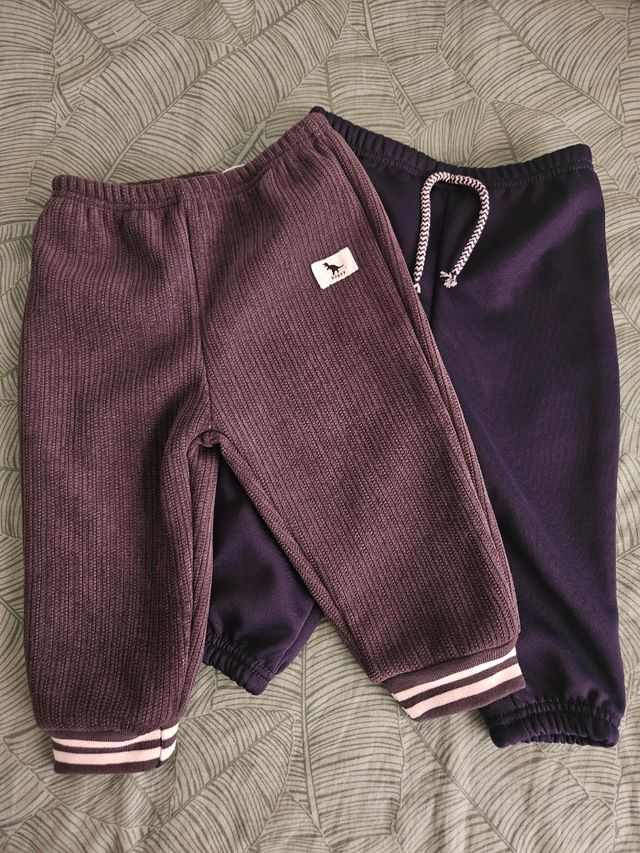 Pantalones bebé con forro polar