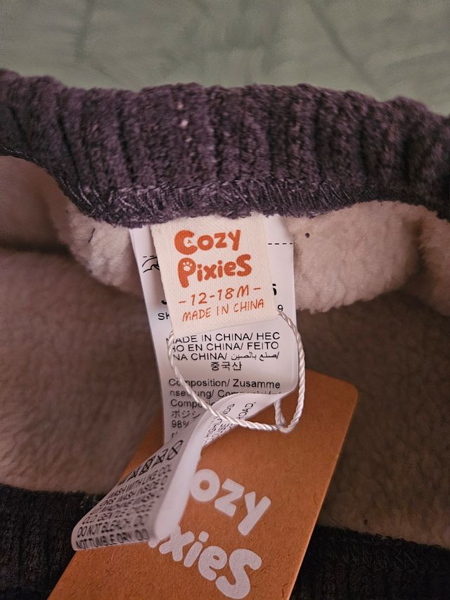 Pantalones bebé con forro polar