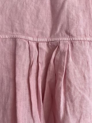 Blusa lino rosa Zara - Talla XL