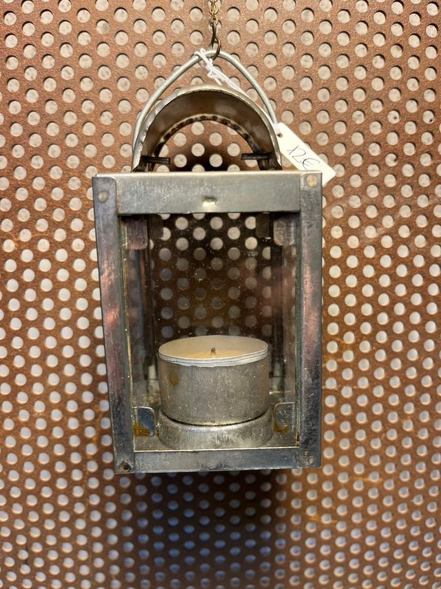 Farol vintage metálico