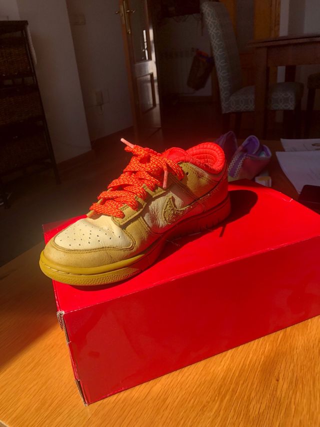 Nike Dunk Low - Zapatillas Beige/Naranja