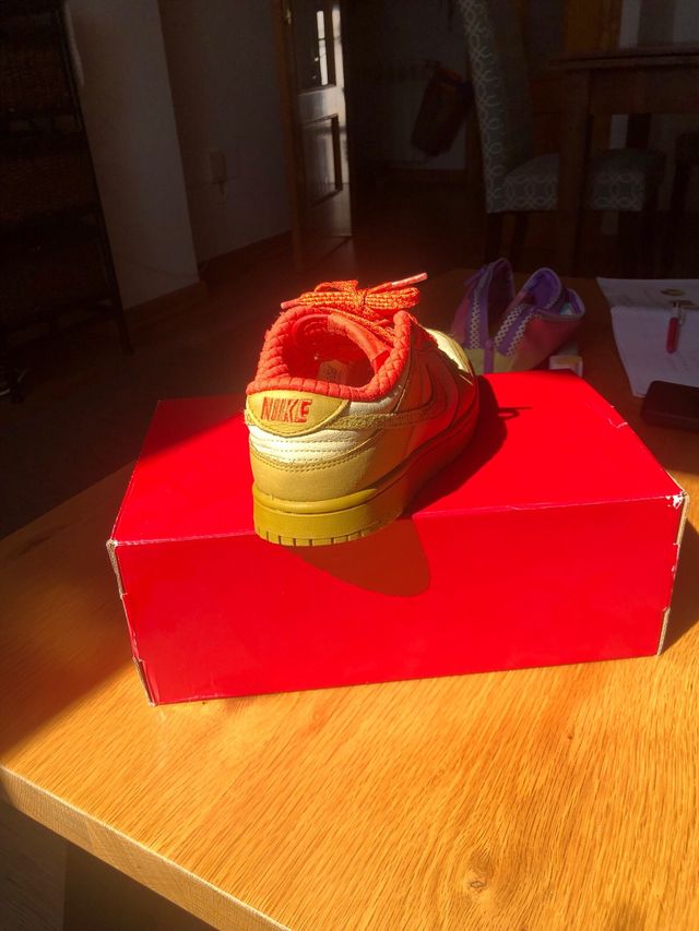 Nike Dunk Low - Zapatillas Beige/Naranja