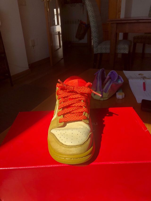 Nike Dunk Low - Zapatillas Beige/Naranja