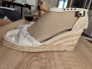 Alpargatas novia blancas