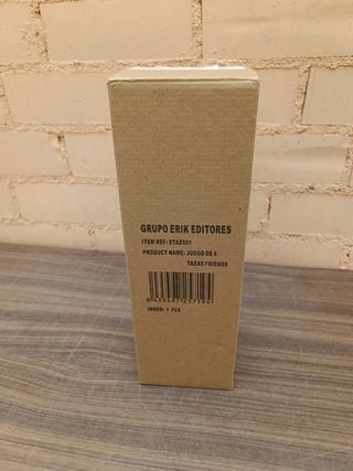 Juego de 5 tazas de café de porcelana, Friends