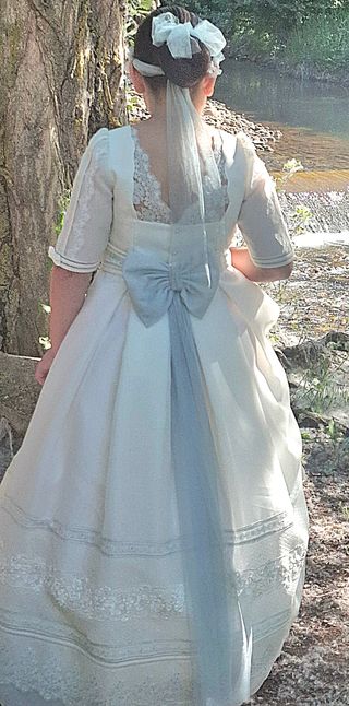 Vestido comunión niña blanco
