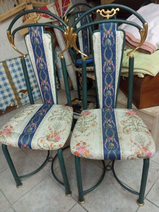 6 sillas estilo vintage