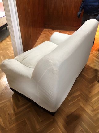 Sofá 2 plazas beige
