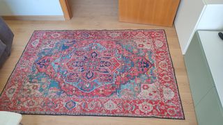 Alfombra estilo hippie multicolor