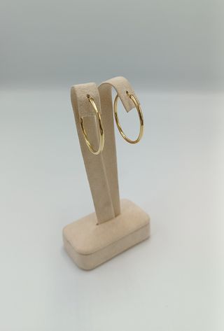 Pendientes Aros de oro de 18kt.