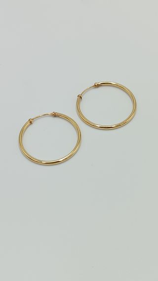 Pendientes Aros de oro de 18kt.