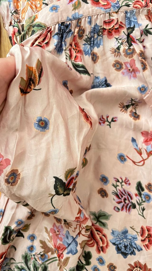 Vestido Massimo Dutti rosa - Talla m -s