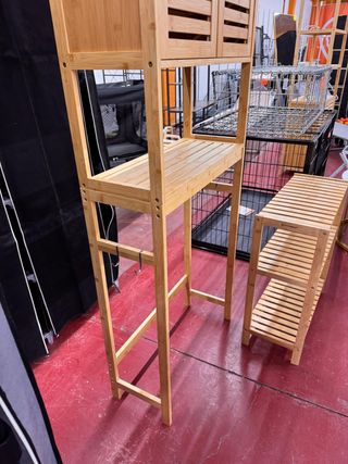 Mueble baño bambú - Estantería