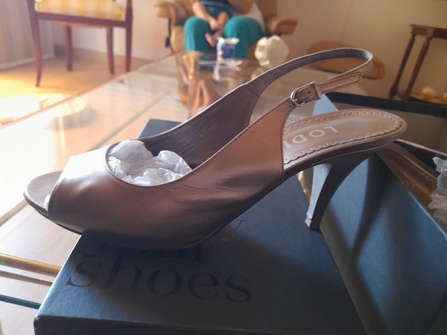 Zapatos Lodi color cava  tacón 40