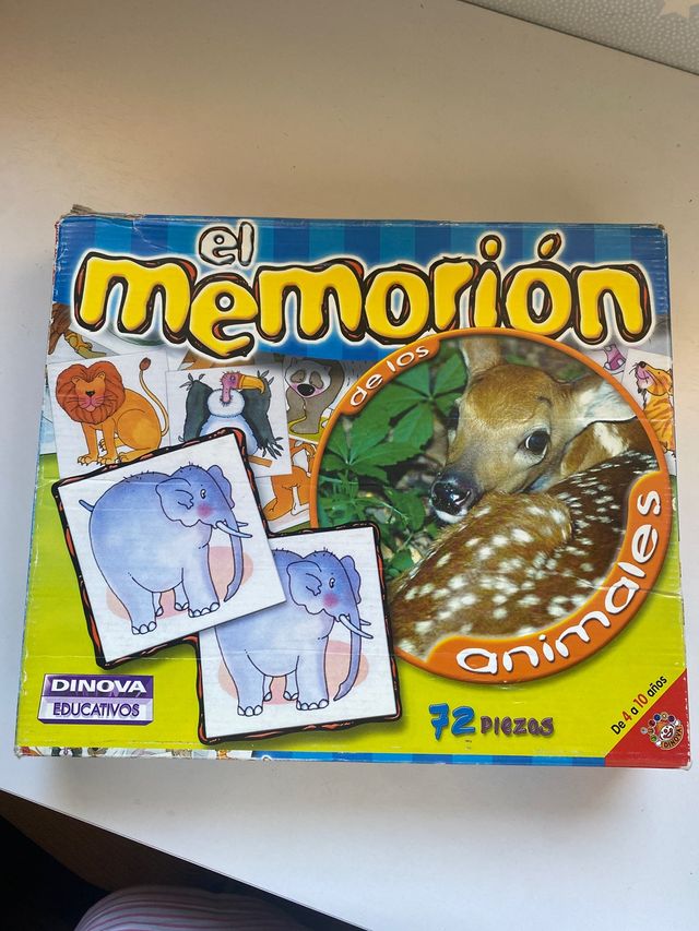 Memorion de animales - 72 piezas