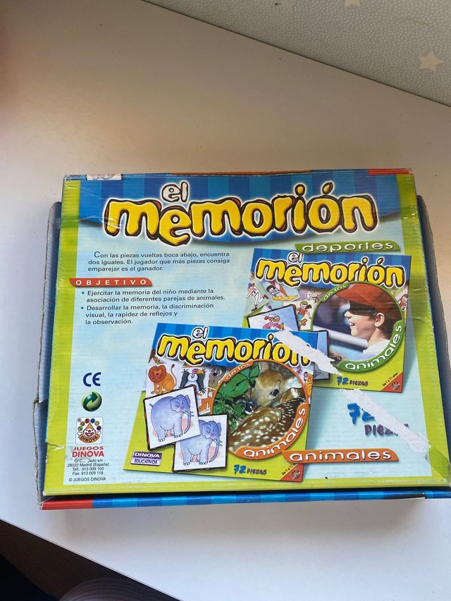 Memorion de animales - 72 piezas