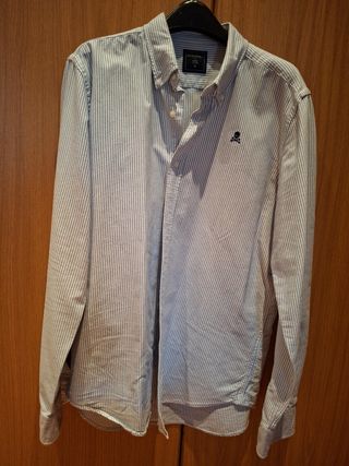 Camisa Scalpers azul rayas - talla 41