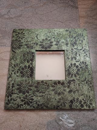 Specchio glitterato fatta a mano