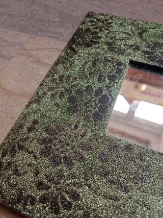 Specchio glitterato fatta a mano