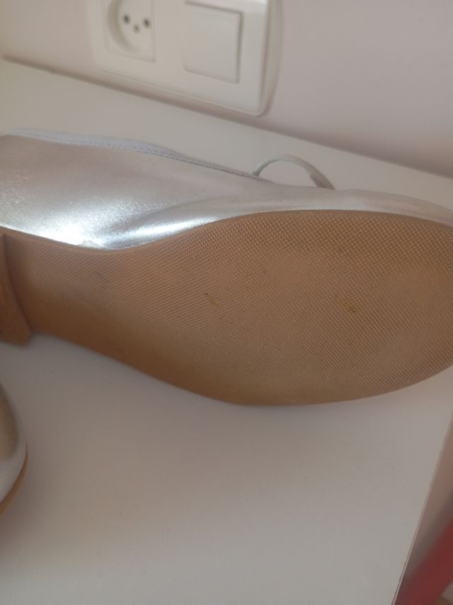 Ballerine argentate per bambina - taglia 35