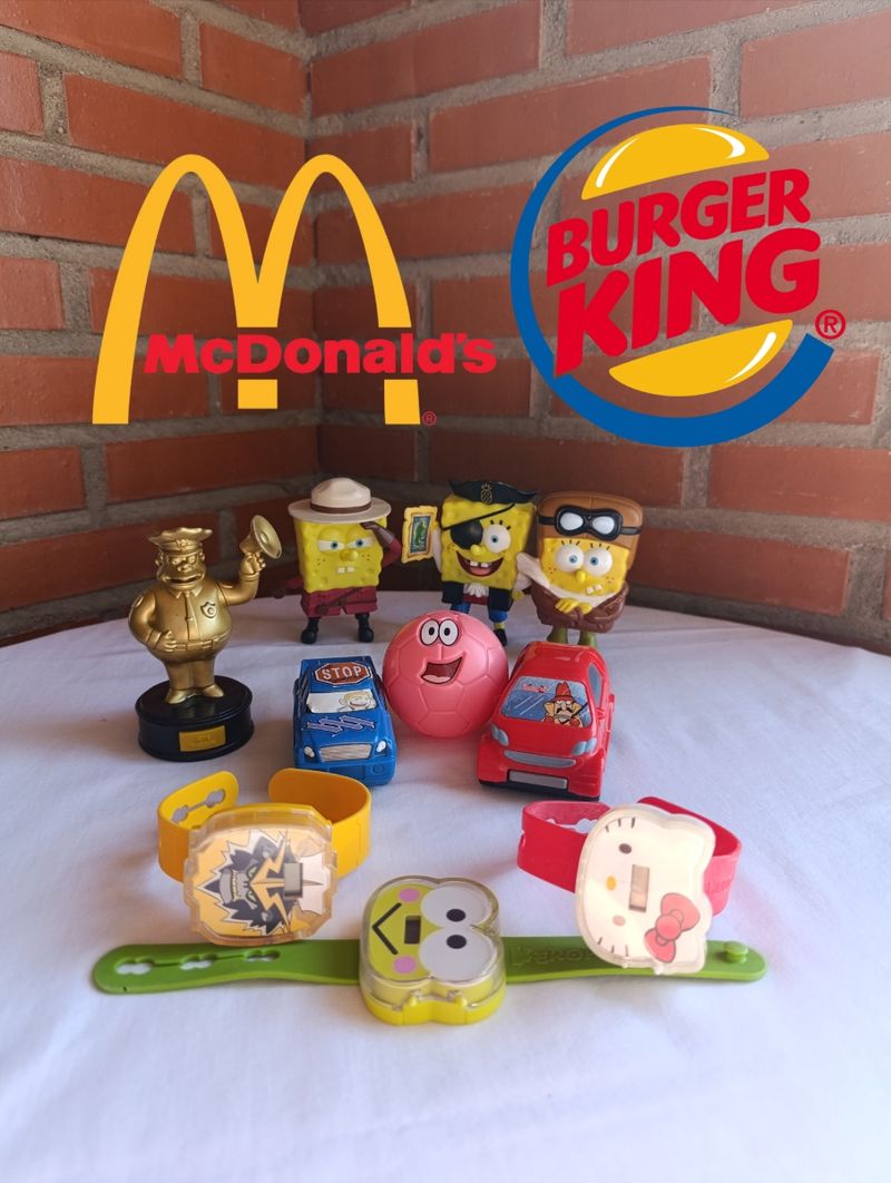 Mcdonalds Burger King Plastic Toys Burger King Mcdonalds Juguetes