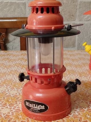 MiniLight gasolene - Lampada vintage rossa