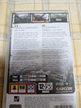 Videojuego PSP Monster Hunter Freedom