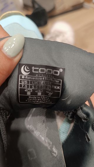 Zapatillas Topo Montaña Trail 38'5