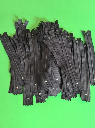 61 Cremalleras Negras - Nuevas
