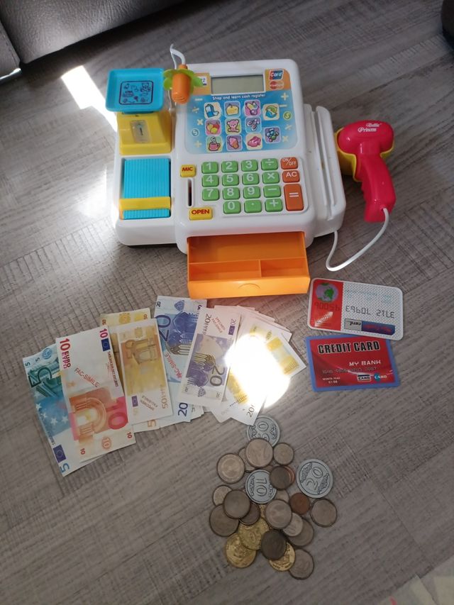 Caja registradora infantil juguete