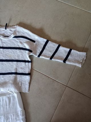 Conjunto Stradivarius - Jersey y Falda - Talla 4