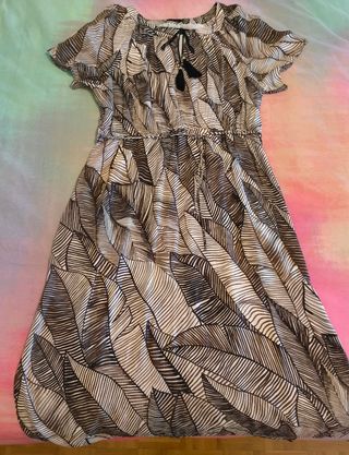 Vestido midi verano estampado. Couchel