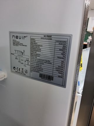 Frigorífico Americano Nevir

