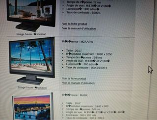 Monitor TFT 20.1" - Negro