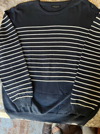 Jersey Cortefiel rayas marineras XL