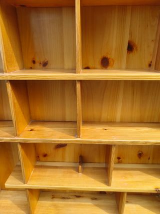 Espositore legno casetta - scaffale