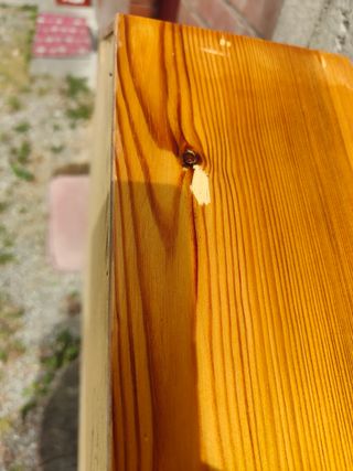 Espositore legno casetta - scaffale