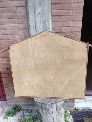 Espositore legno casetta - scaffale