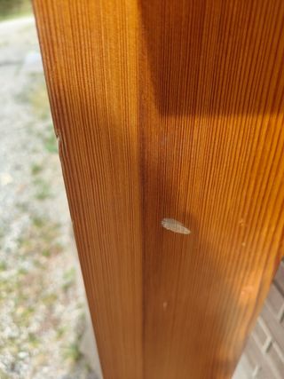 Espositore legno casetta - scaffale
