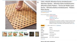 Alfombra Ducha Antideslizante
