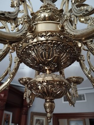 Lampara techo araña. Antigüedad. Excelente estado.