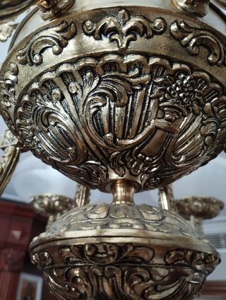 Lampara techo araña. Antigüedad. Excelente estado.