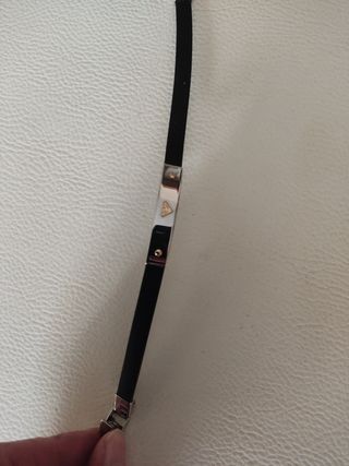 Braccialetto uomo acciaio - nero, argento
